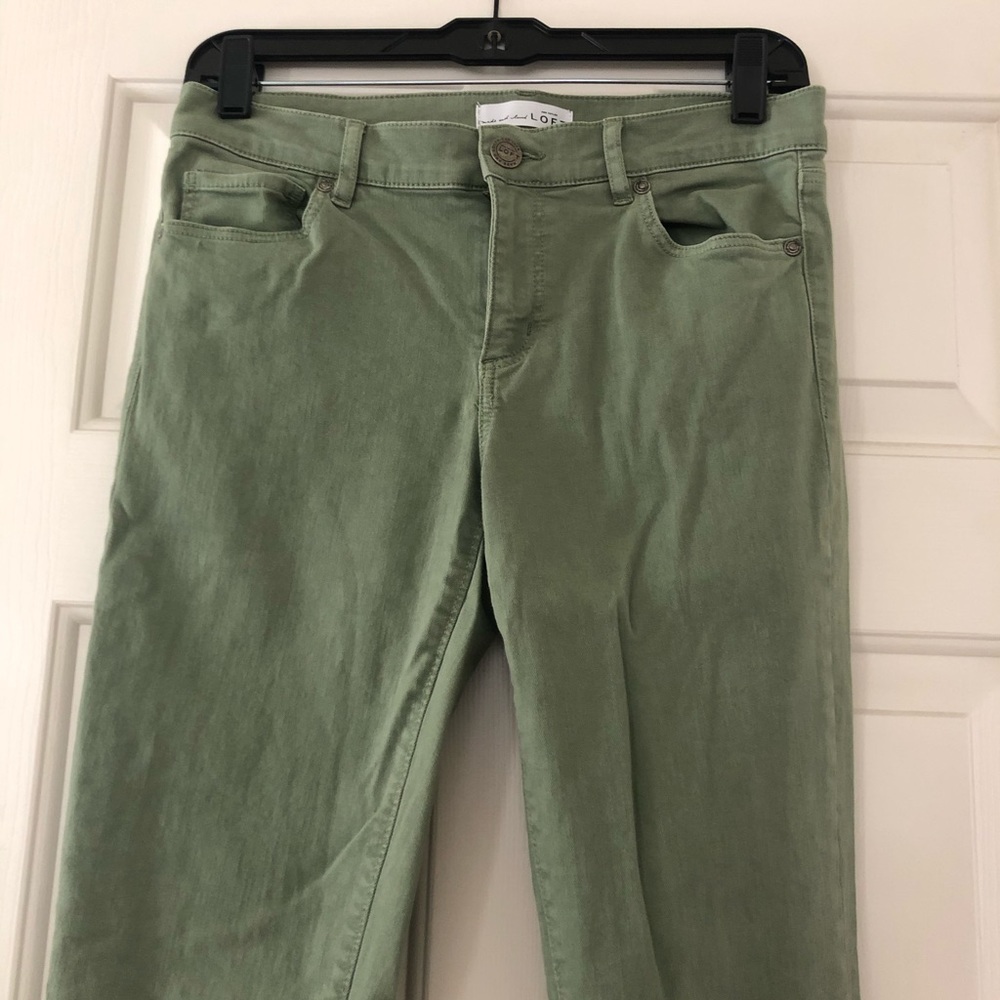 Green Jean pants - Picture 2 of 3